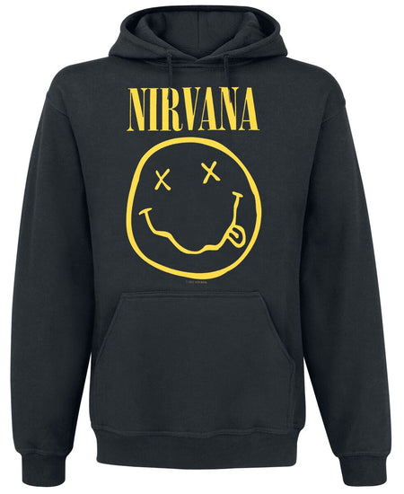 Sweat-shirt à capuche  de Nirvana - Logo - M à XXL - pour Homme - noir - Nirvana
