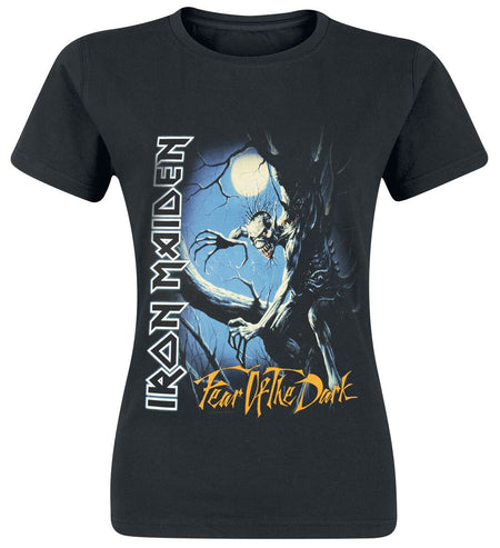 T-Shirt Manches courtes  de Iron Maiden - Fear Of The Dark - S à XXL - pour Femme - noir - Iron Maiden