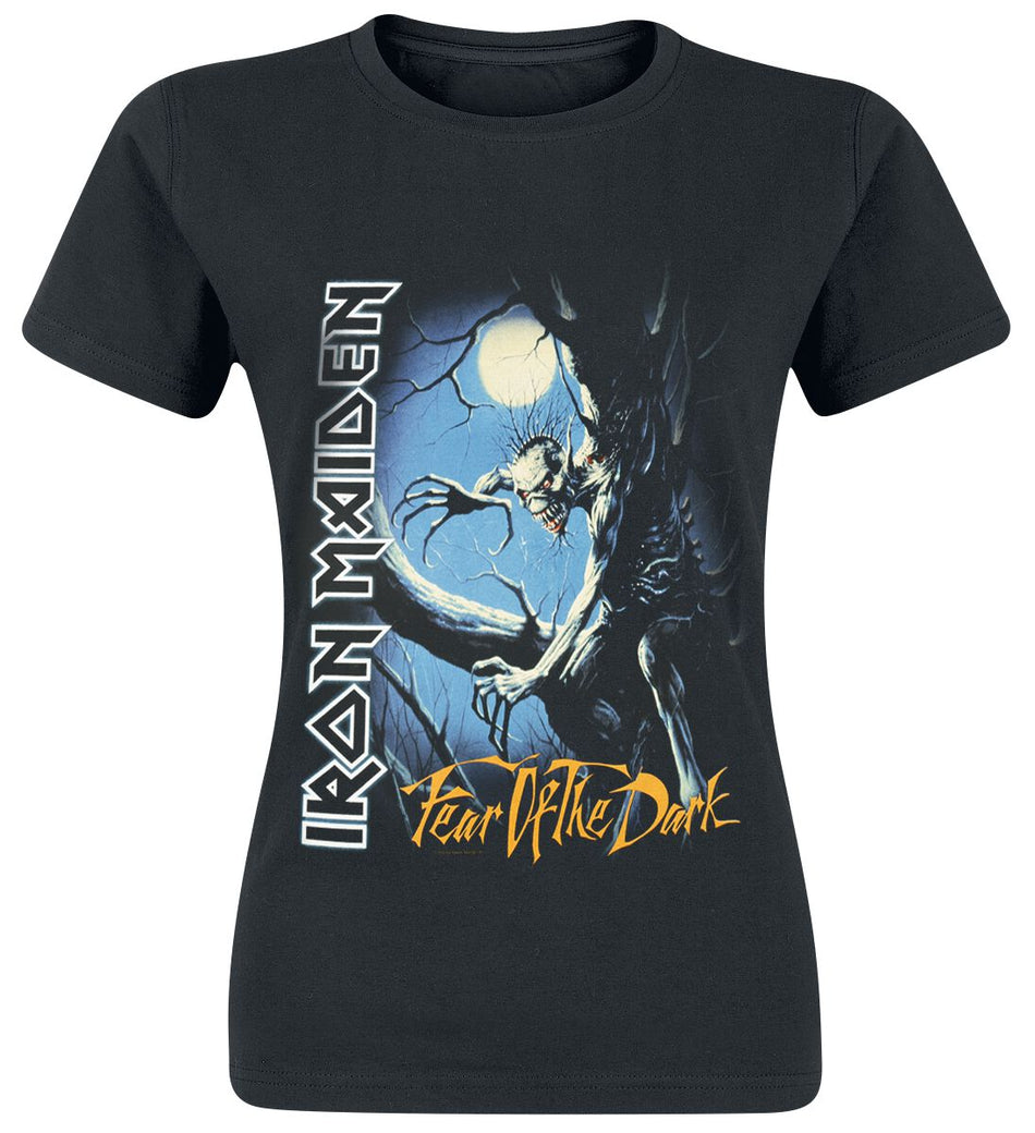 T-Shirt Manches courtes  de Iron Maiden - Fear Of The Dark - S à XXL - pour Femme - noir - Iron Maiden