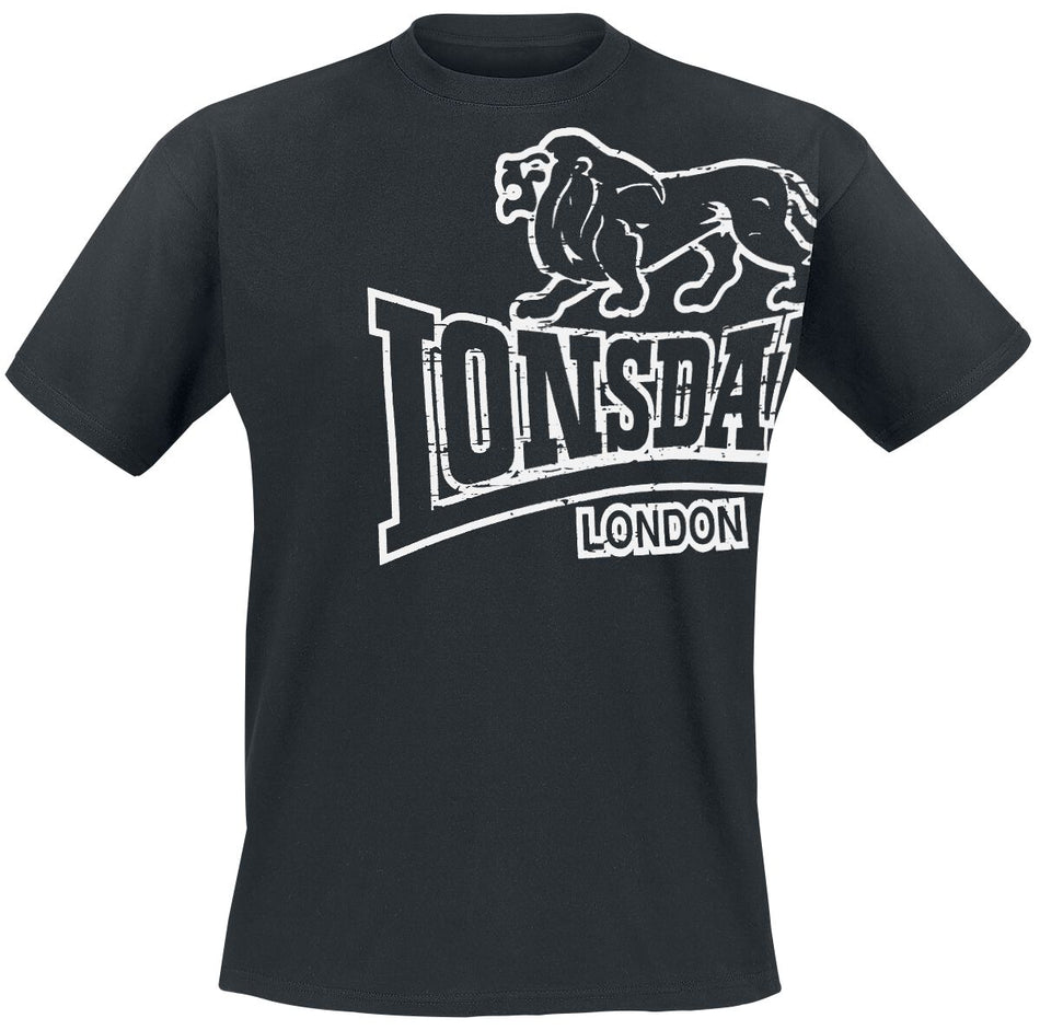 T-Shirt Manches courtes  de Lonsdale London - Langsett - M à 5XL - pour Homme - noir - Lonsdale London