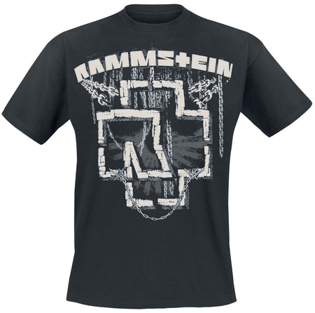 T-Shirt Manches courtes  de Rammstein - Enchaîné - M à 3XL - pour Homme - noir - Rammstein