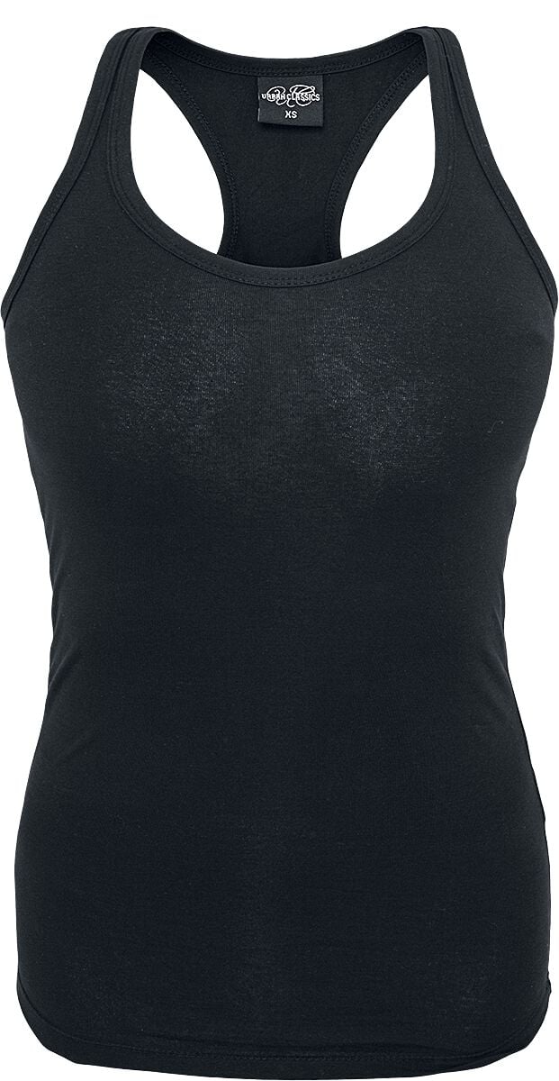 Top  de Urban Classics - Ladies Débardeur Jersey - XS à XL - pour Femme - noir - Urban Classics