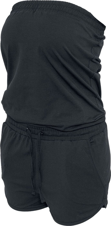 Salopette  de Urban Classics - Combishort Femme - XS à 5XL - pour Femme - noir - Urban Classics