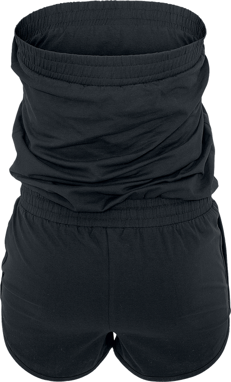 Salopette  de Urban Classics - Combishort Femme - XS à 5XL - pour Femme - noir - Urban Classics - View 2