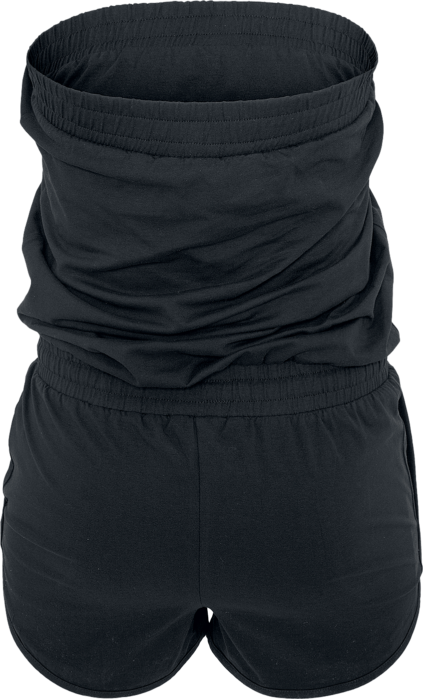 Salopette  de Urban Classics - Combishort Femme - XS à 5XL - pour Femme - noir - Urban Classics - View 2