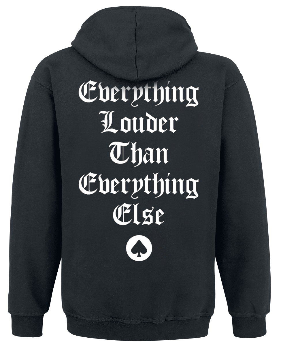 Sweat-shirt zippé à capuche  de Motörhead - England - S à L - pour Homme - noir - Motörhead - View 2