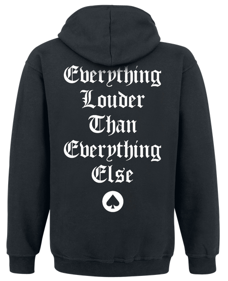 Sweat-shirt zippé à capuche  de Motörhead - England - S à L - pour Homme - noir - Motörhead - View 2