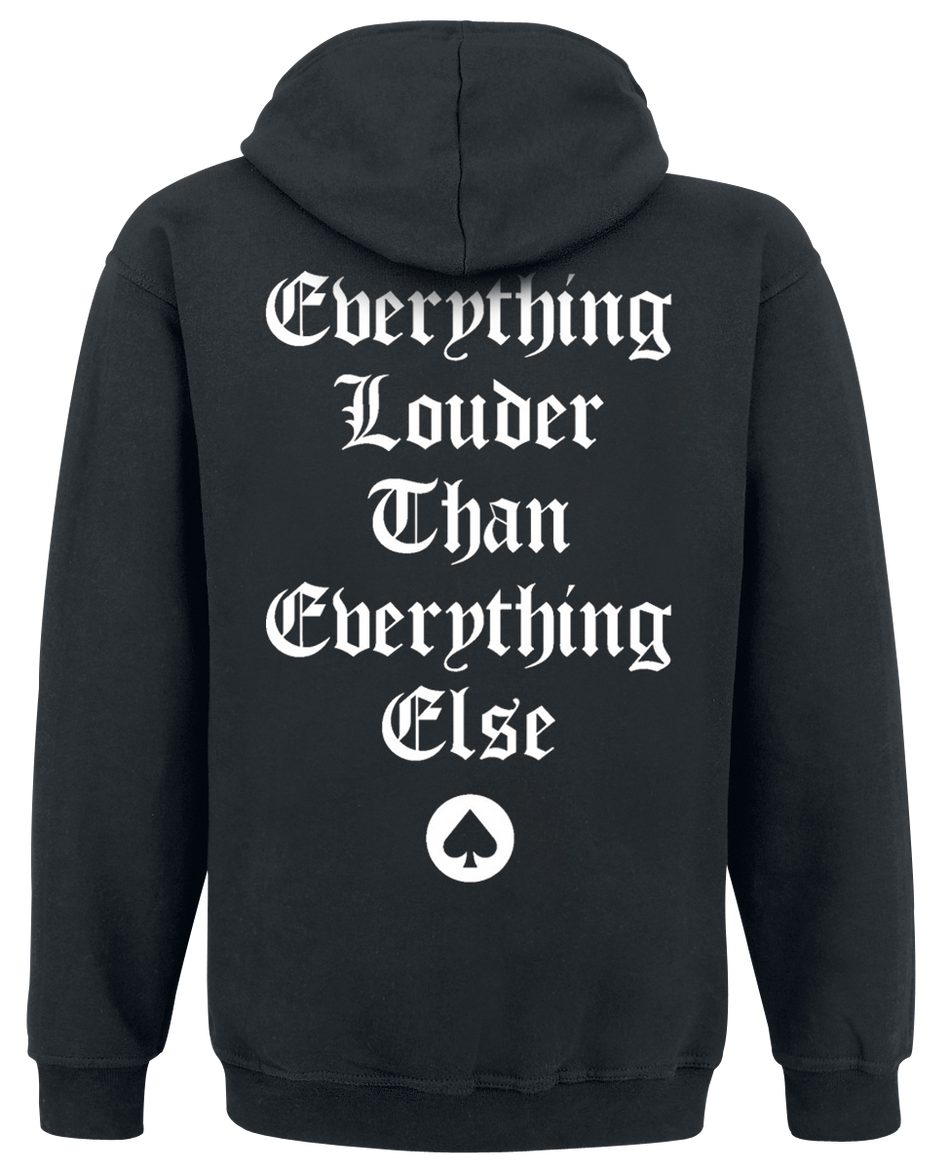 Sweat-shirt zippé à capuche  de Motörhead - England - S à L - pour Homme - noir - Motörhead - View 2