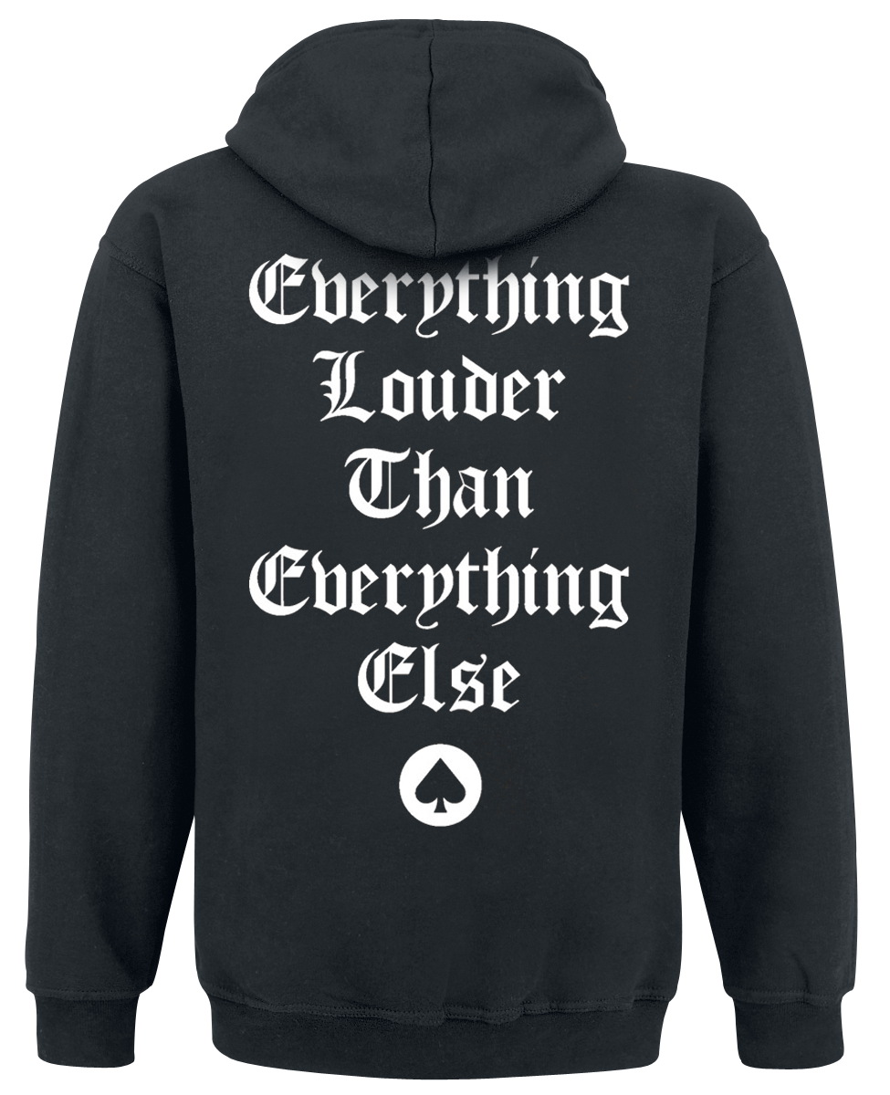 Sweat-shirt zippé à capuche  de Motörhead - England - S à 4XL - pour Homme - noir - Motörhead - View 2