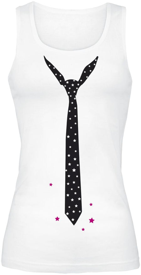 Top Fun de Alkohol & Party - Krawatte - M à XL - pour Femme - blanc - Alkohol & Party