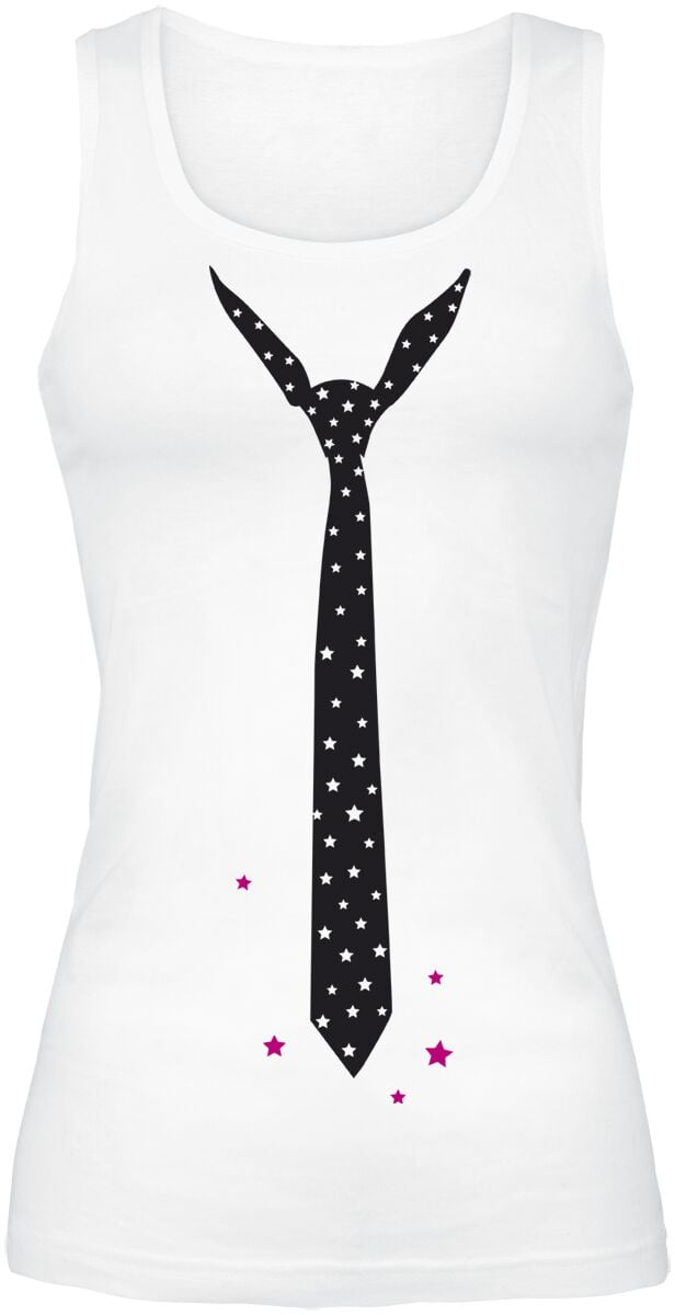 Top Fun de Alkohol & Party - Krawatte - M à XL - pour Femme - blanc - Alkohol & Party