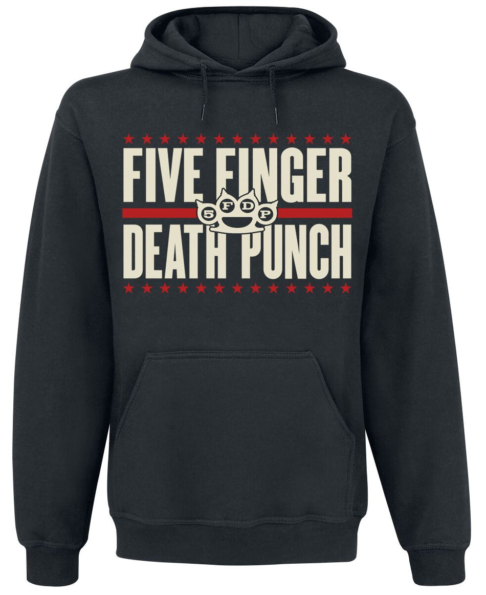 Sweat-shirt à capuche  de Five Finger Death Punch - Punchagram - S à XL - pour Homme - noir - Five Finger Death Punch