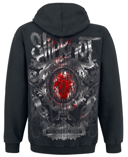 Sweat-shirt à capuche  de Slipknot - Des Moines - S à XXL - pour Homme - noir - Slipknot - View 2