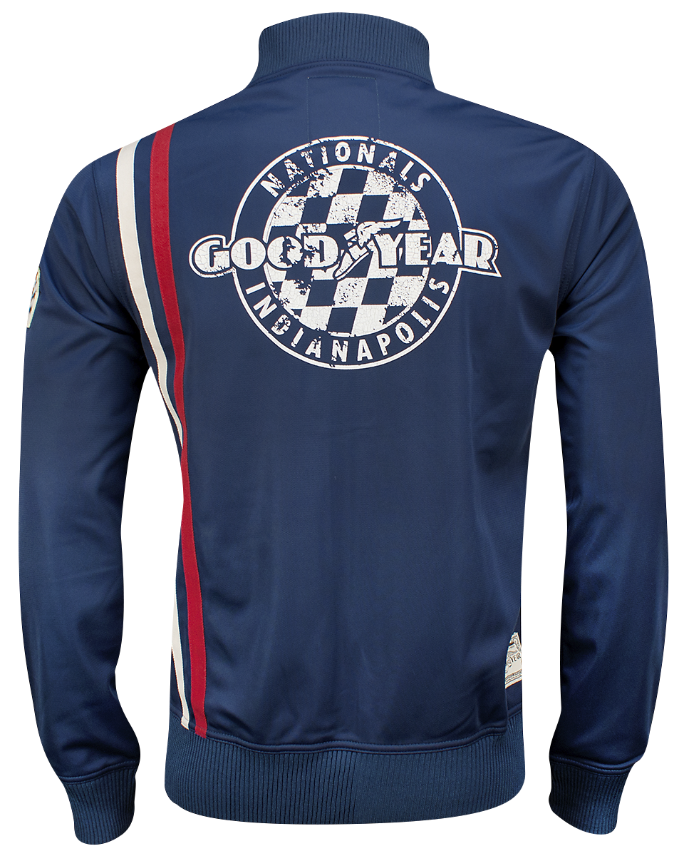 Haut de survêtement Rockabilly de GoodYear - Wellston - S à XL - pour Homme - bleu - Goodyear - View 2