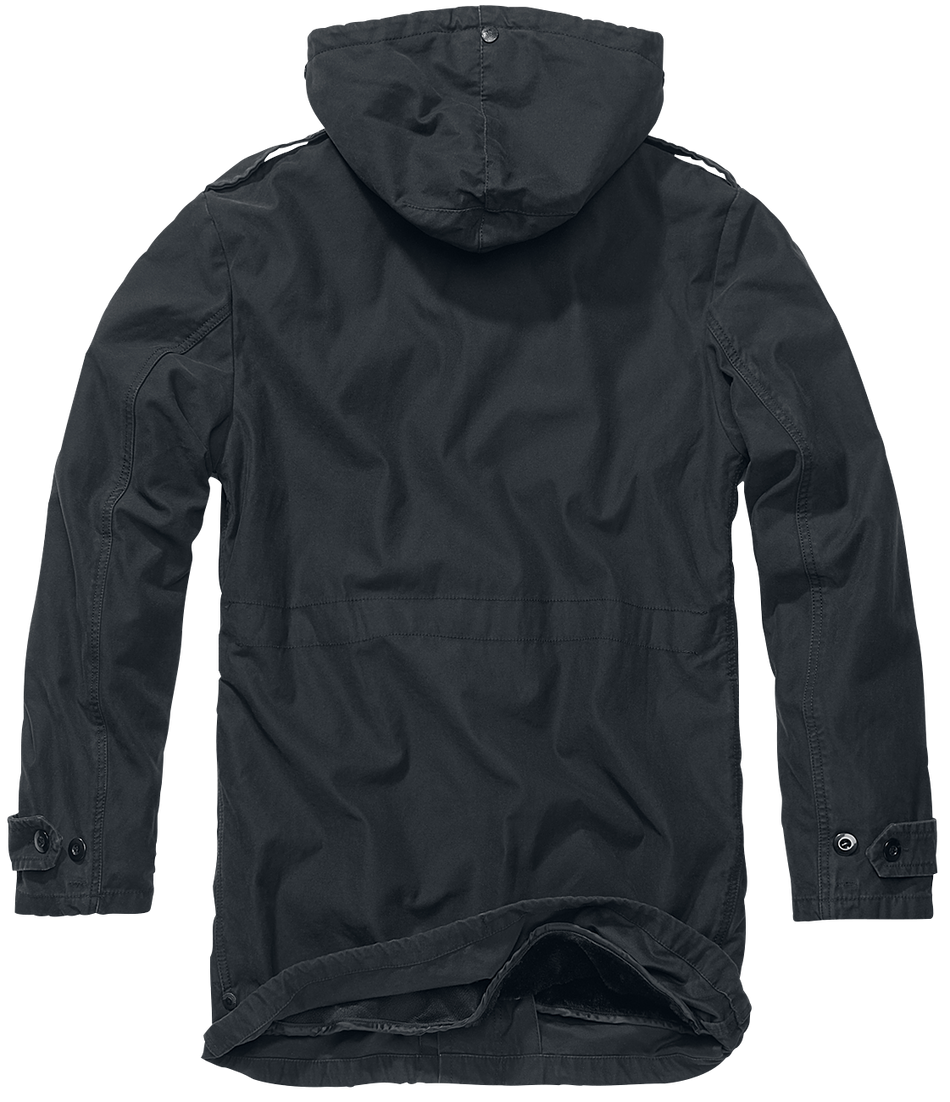 Manteau d'hiver  de Brandit - Parka - S à 4XL - pour Homme - noir - Brandit - View 2