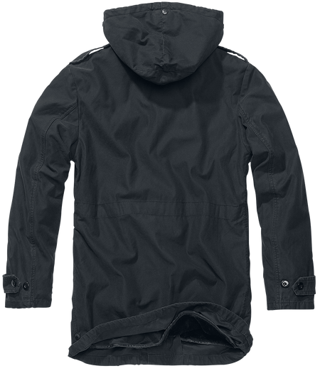 Manteau d'hiver  de Brandit - Parka - S à 7XL - pour Homme - noir - Brandit - View 2