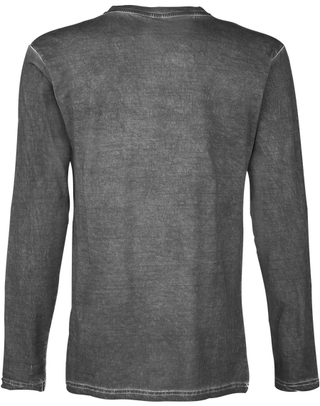 T-shirt manches longues  de RED by EMP - Spray Dye Henley - S à 5XL - pour Homme - gris foncé - RED by EMP - View 2