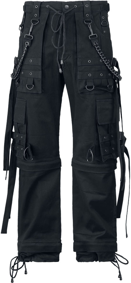Pantalon Cargo Gothic de Gothicana by EMP - Abaddon - W32L34 à W38L34 - pour Homme - noir - Gothicana by EMP