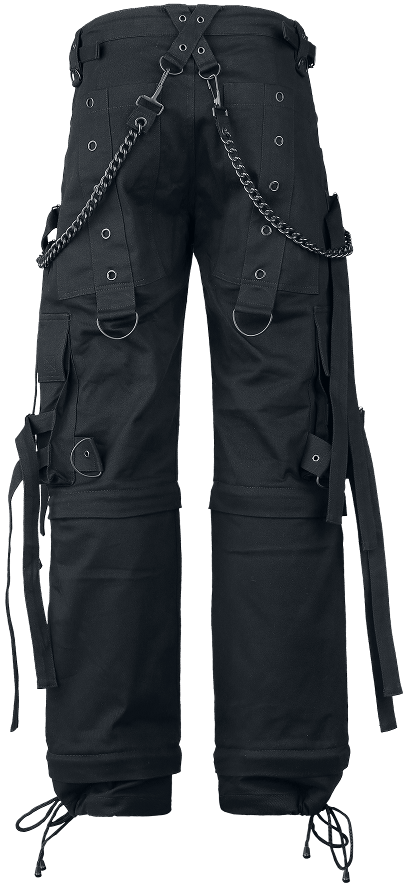 Pantalon Cargo Gothic de Gothicana by EMP - Abaddon - W32L34 à W38L34 - pour Homme - noir - Gothicana by EMP - View 2