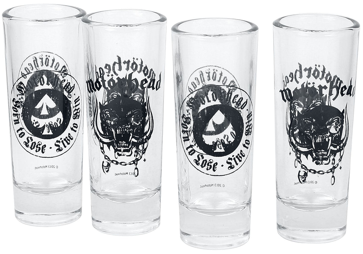 Lot de verres à shots  de Motörhead - Motörhead Logo - pour Unisexe - transparent - Motörhead