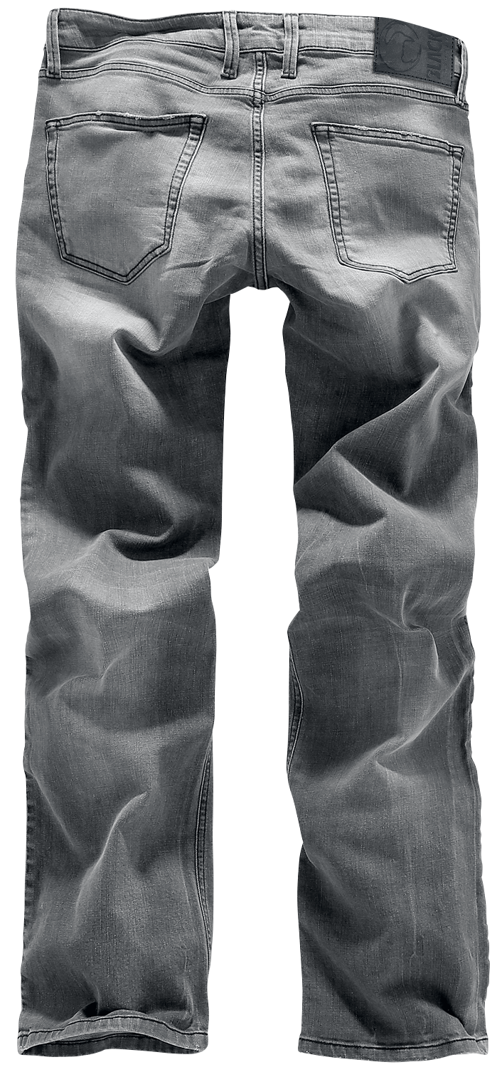 Jean  de Black Premium by EMP - Johnny - W30L32 à W44L32 - pour Homme - gris - Black Premium by EMP - View 2