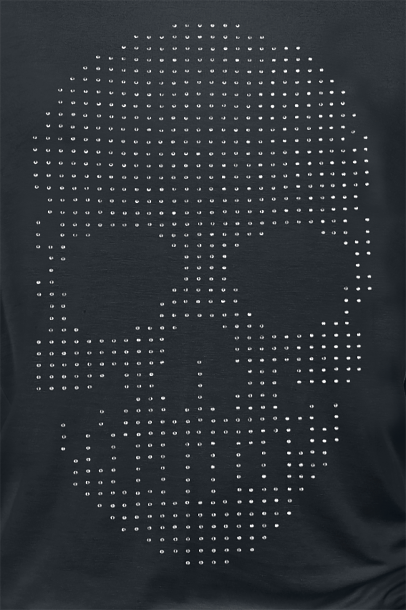 T-shirt manches longues  de Full Volume by EMP - Skull - S à 3XL - pour Femme - noir - Full Volume by EMP - View 2