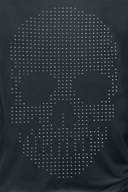 T-shirt manches longues  de Full Volume by EMP - Skull - S à 3XL - pour Femme - noir - Full Volume by EMP - View 2
