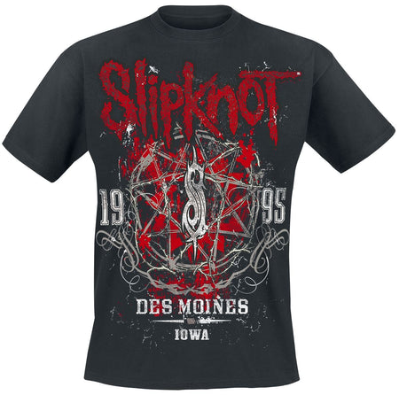 T-Shirt Manches courtes  de Slipknot - Iowa Star - S à 5XL - pour Homme - noir - Slipknot