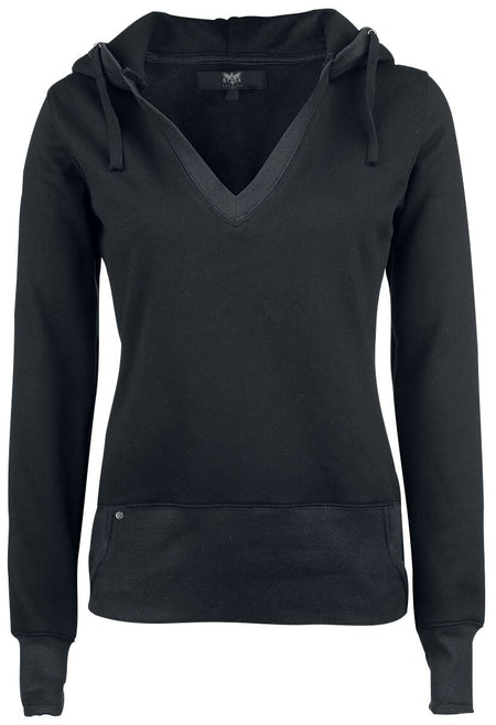 Sweat-shirt à capuche  de Black Premium by EMP - Stone Cold - S à XXL - pour Femme - noir - Black Premium by EMP