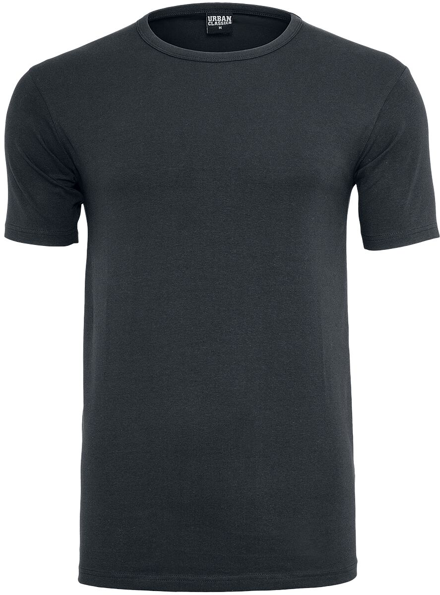 T-Shirt Manches courtes  de Urban Classics - T-shirt moulant en stretch - S à 5XL - pour Homme - noir - Urban Classics