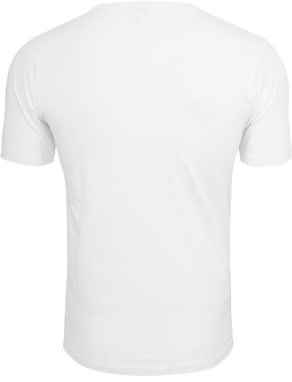 T-Shirt Manches courtes  de Urban Classics - T-shirt moulant en stretch - S à XXL - pour Homme - blanc - Urban Classics - View 2