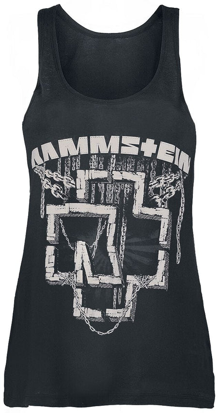 Top  de Rammstein - Enchaîné - S à L - pour Femme - noir - Rammstein
