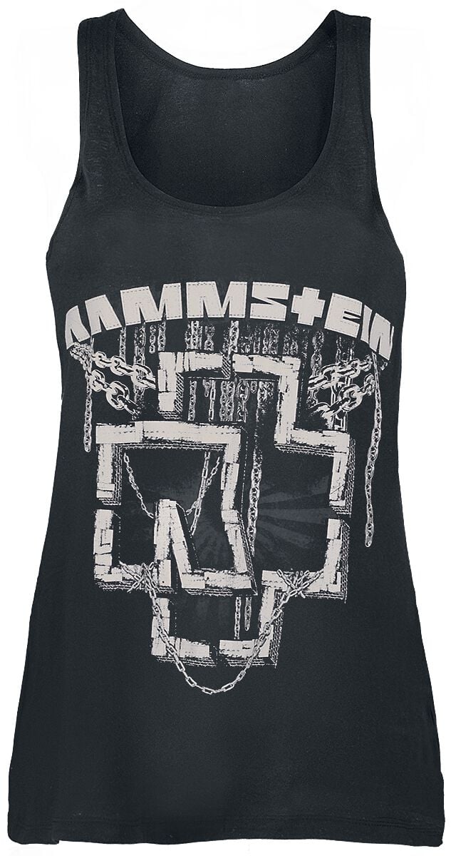Top  de Rammstein - Enchaîné - S à L - pour Femme - noir - Rammstein