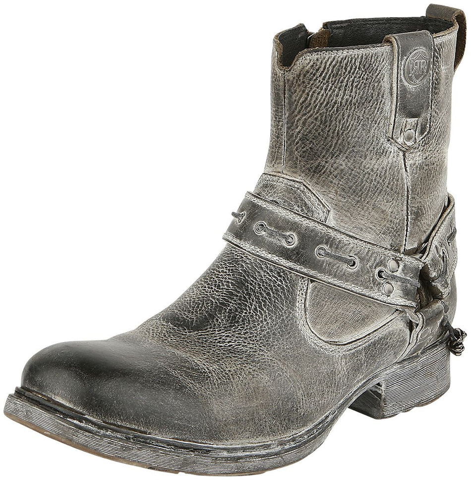 Bottes Rockabilly de Rock Rebel by EMP - Thunder Road - EU41 à EU46 - pour Homme - gris - Rock Rebel by EMP