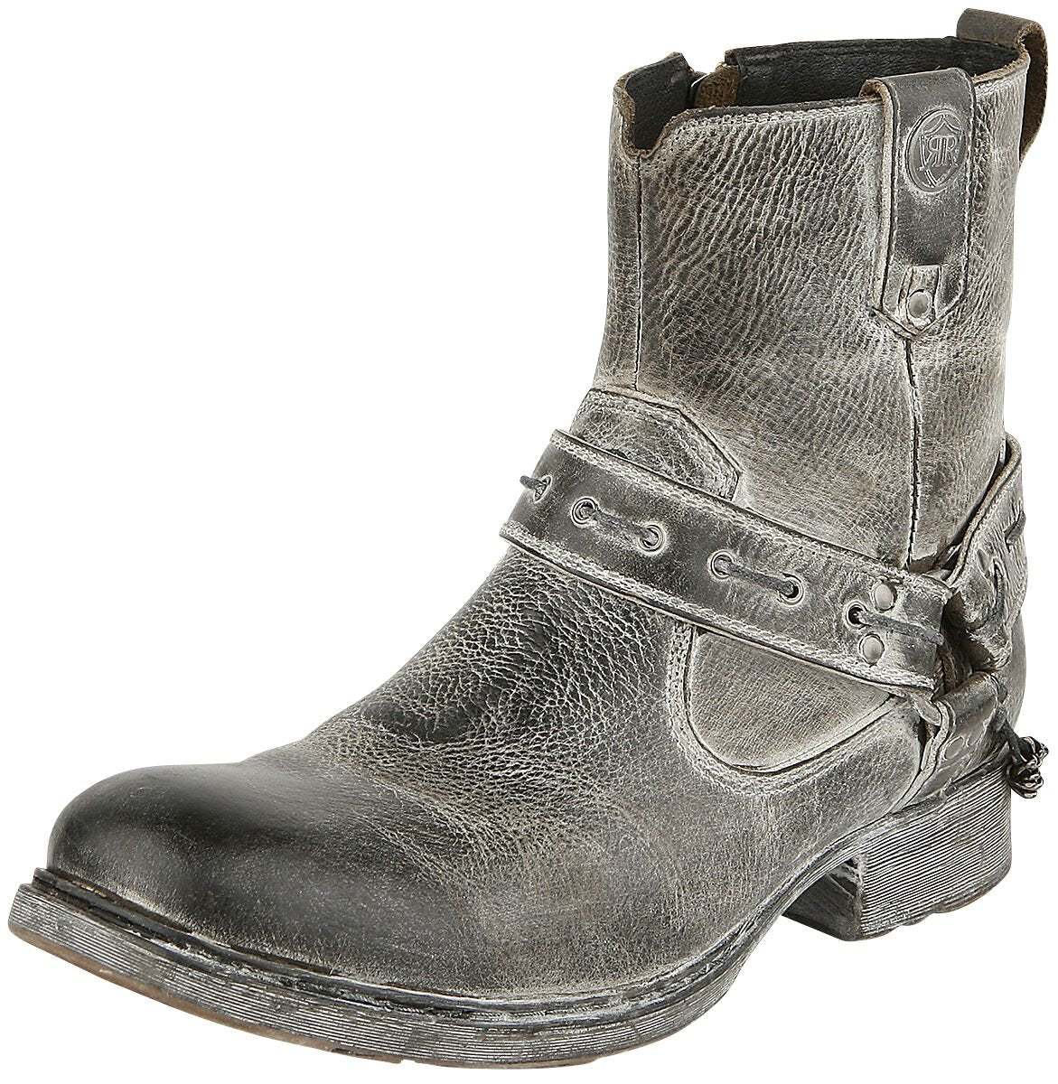 Bottes Rockabilly de Rock Rebel by EMP - Thunder Road - EU41 à EU46 - pour Homme - gris - Rock Rebel by EMP