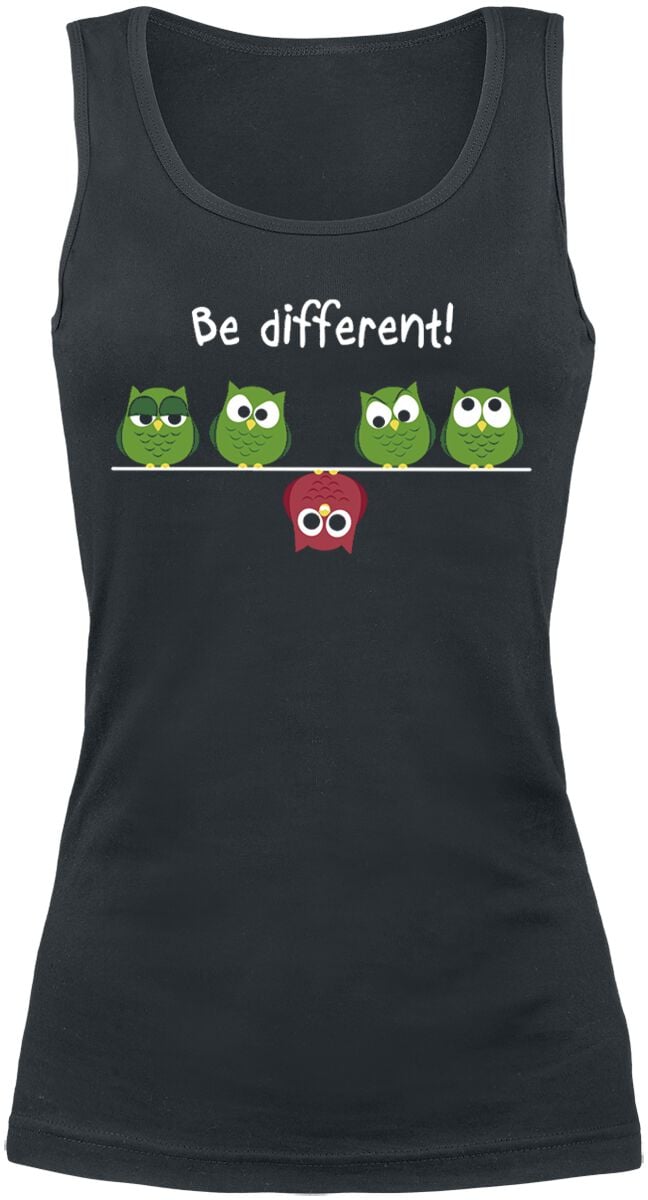 Top Fun de Be Different! - S à XXL - pour Femme - noir - Be Different!