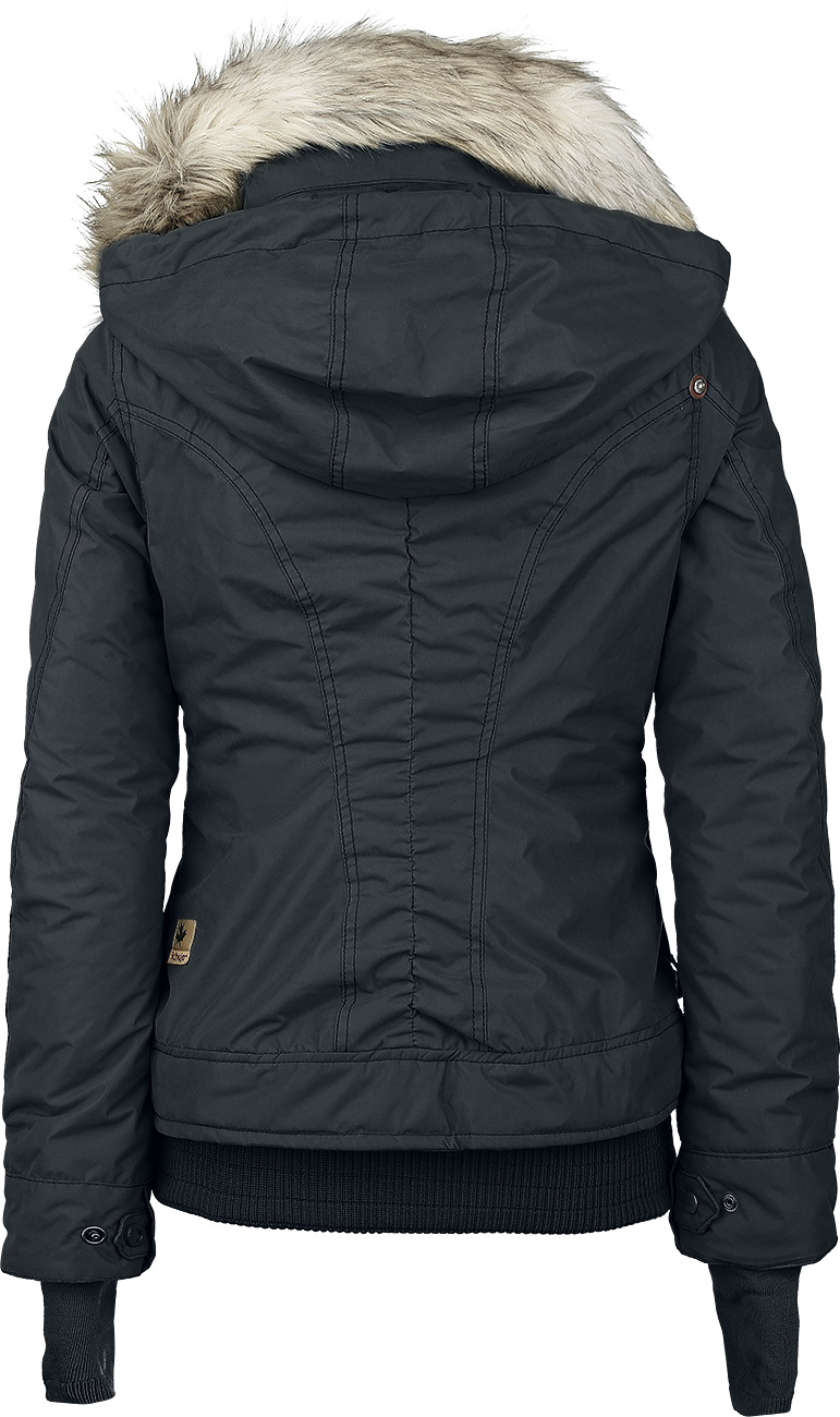 Manteau d'hiver  de Khujo - Ashley - S à M - pour Femme - noir - Khujo - View 2