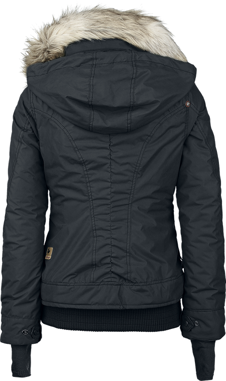 Manteau d'hiver  de Khujo - Ashley - S à M - pour Femme - noir - Khujo - View 2