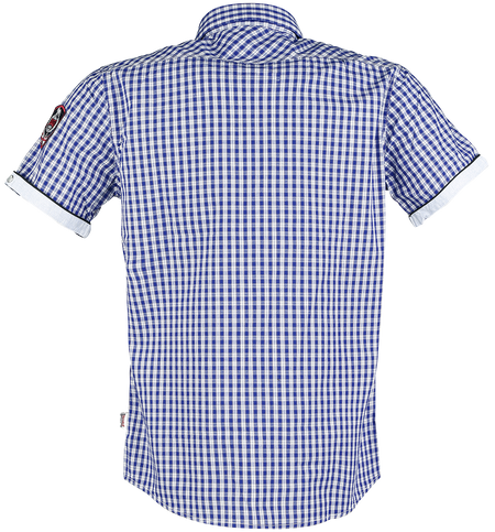 Chemise manches courtes  de Lonsdale London - Berny - M à 3XL - pour Homme - marine - Lonsdale London - View 2