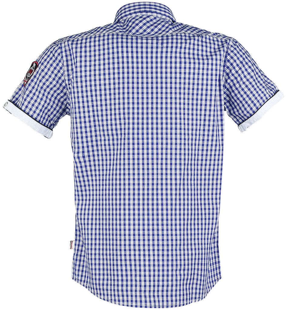 Chemise manches courtes  de Lonsdale London - Berny - M à 3XL - pour Homme - marine - Lonsdale London - View 2