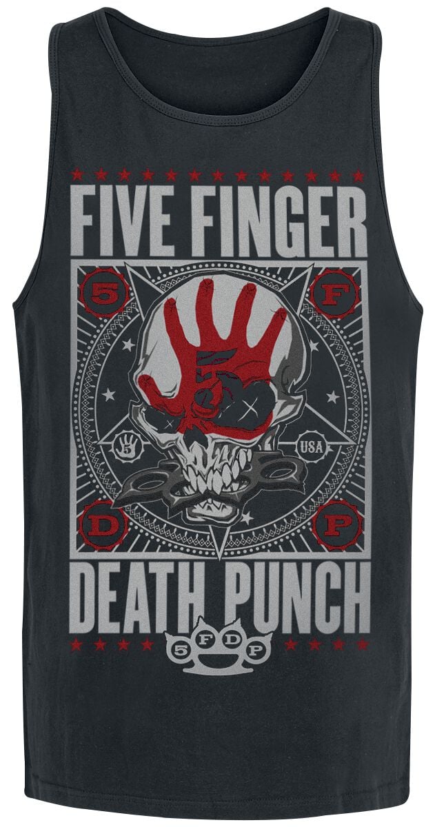 Débardeur  de Five Finger Death Punch - Punchagram - S à M - pour Homme - noir - Five Finger Death Punch