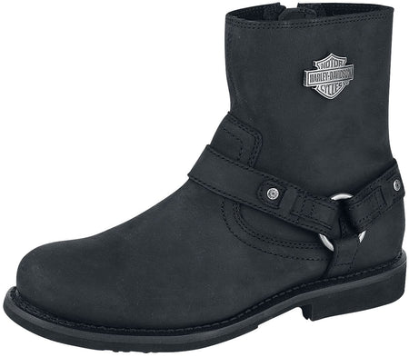 Bottes de motard Rockabilly de Harley-Davidson - Scout - EU41 à EU46 - pour Homme - noir - Harley-Davidson