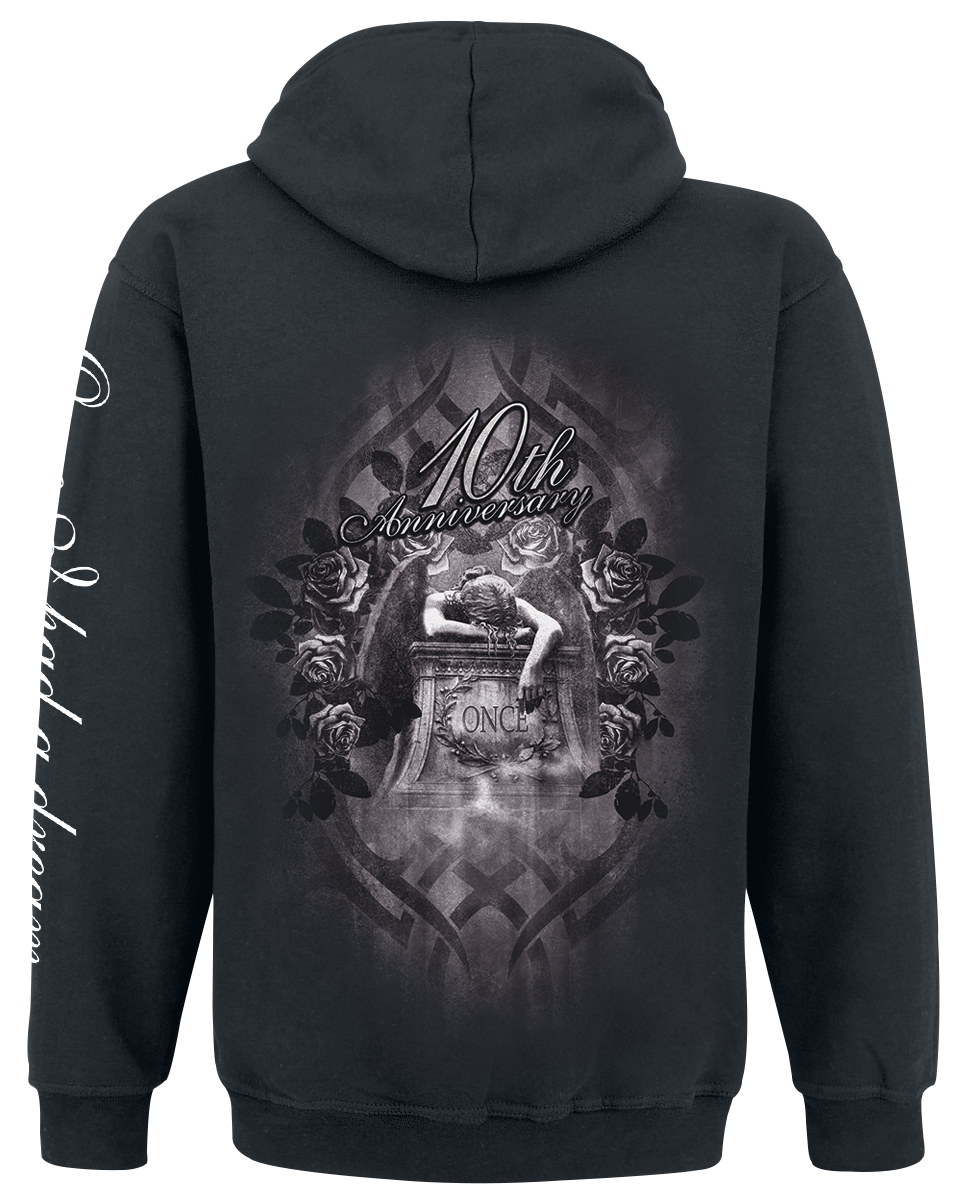 Sweat-shirt zippé à capuche  de Nightwish - Once - 10th Anniversary - S à M - pour Homme - noir - Nightwish - View 2