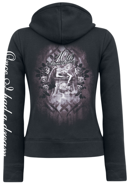 Sweat-shirt zippé à capuche  de Nightwish - Once - 10th Anniversary - S à XL - pour Femme - noir - Nightwish - View 2