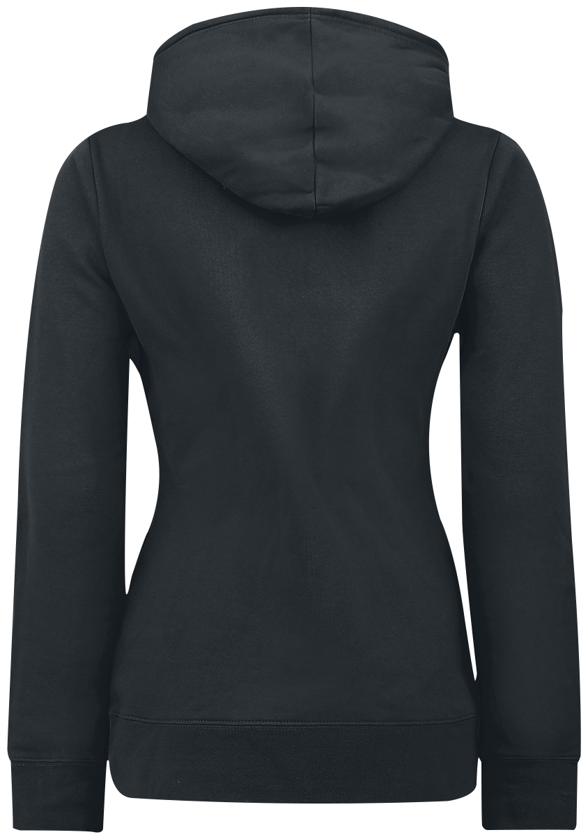 Sweat-shirt à capuche Fun de Be Different! - XS à XXL - pour Femme - noir - Be Different! - View 2