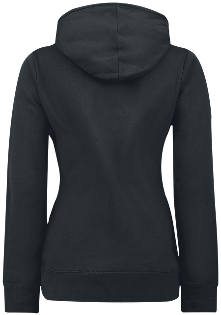 Sweat-shirt à capuche Fun de Be Different! - XS à XXL - pour Femme - noir - Be Different! - View 2