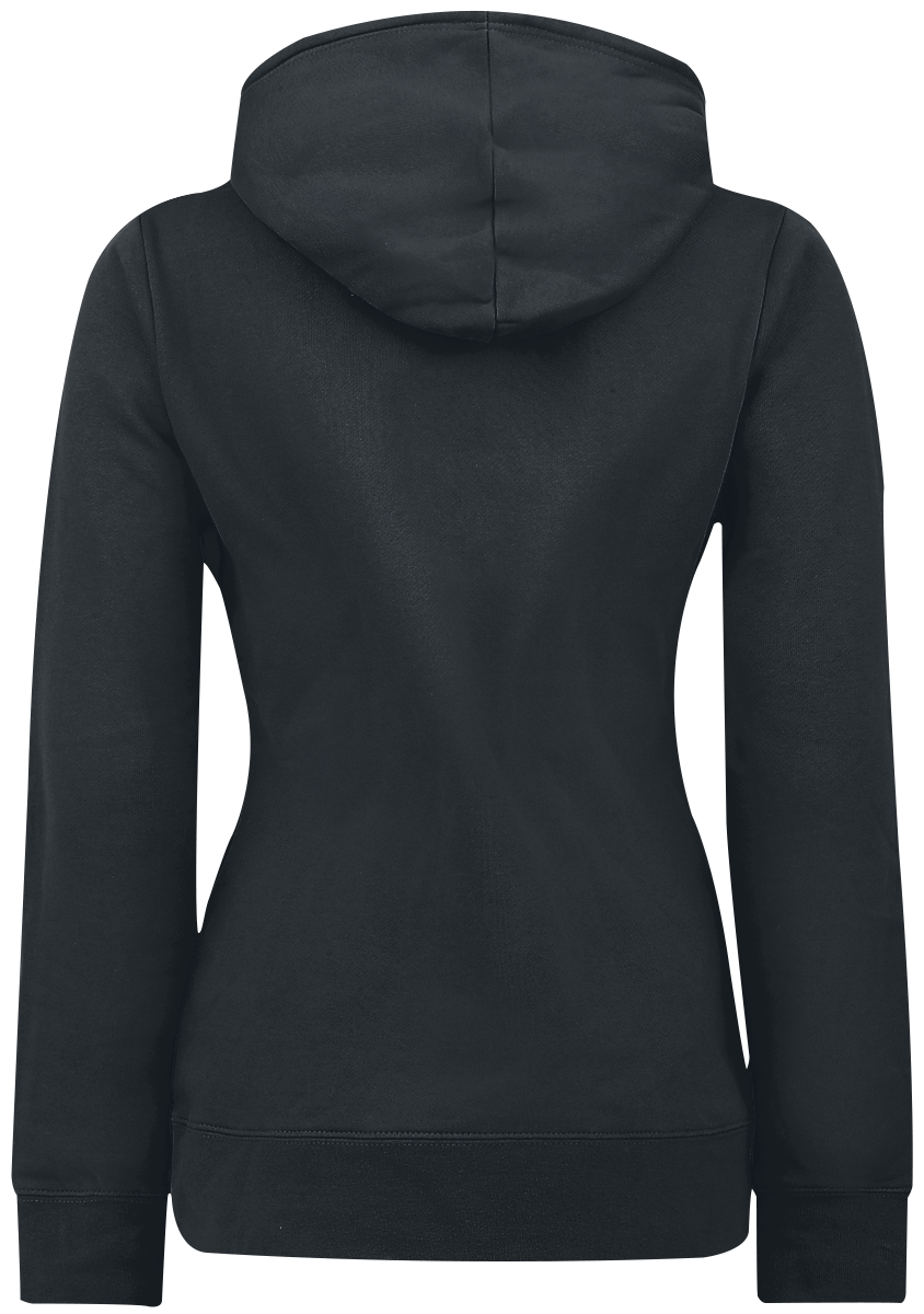 Sweat-shirt à capuche Fun de Be Different! - XS à XXL - pour Femme - noir - Be Different! - View 2