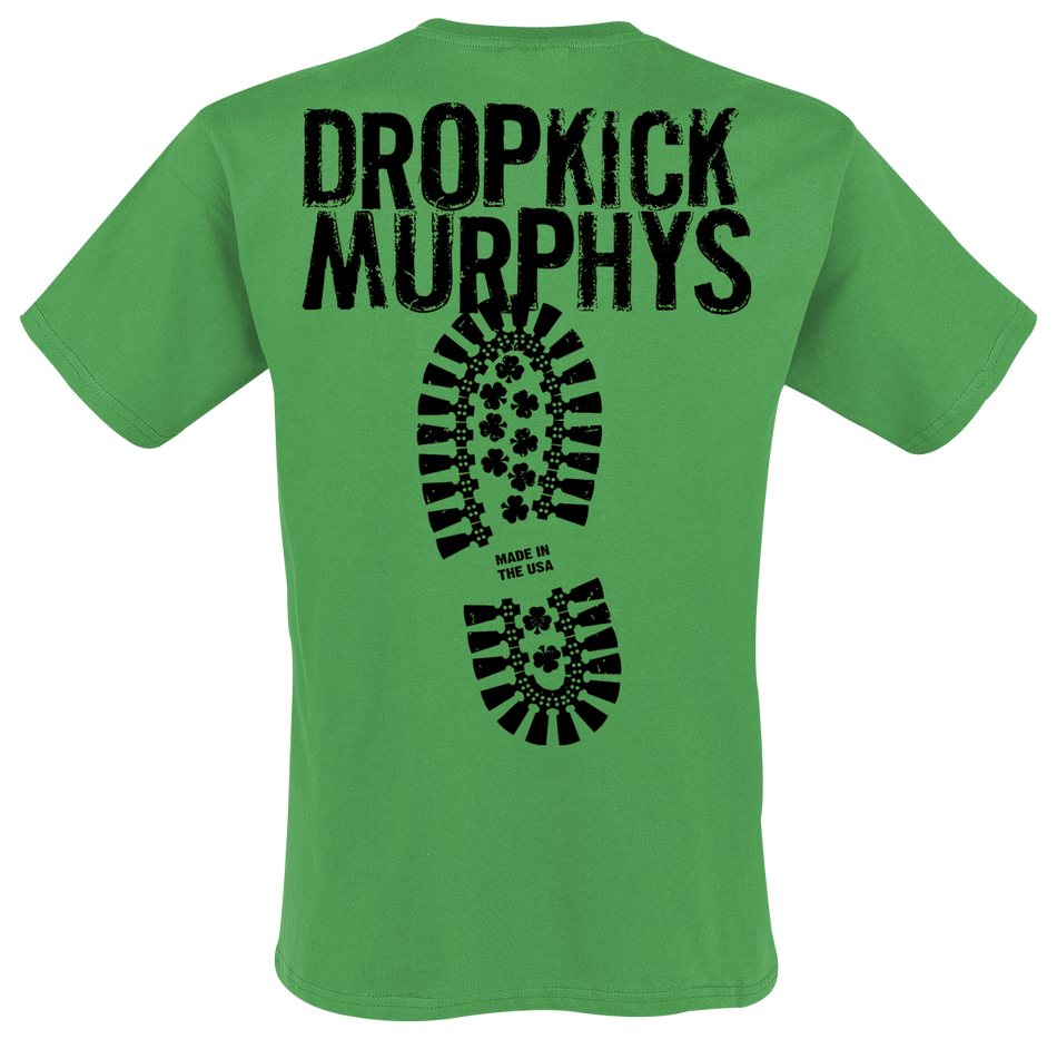 T-Shirt Manches courtes  de Dropkick Murphys - Boot - M à XXL - pour Homme - vert - Dropkick Murphys - View 2