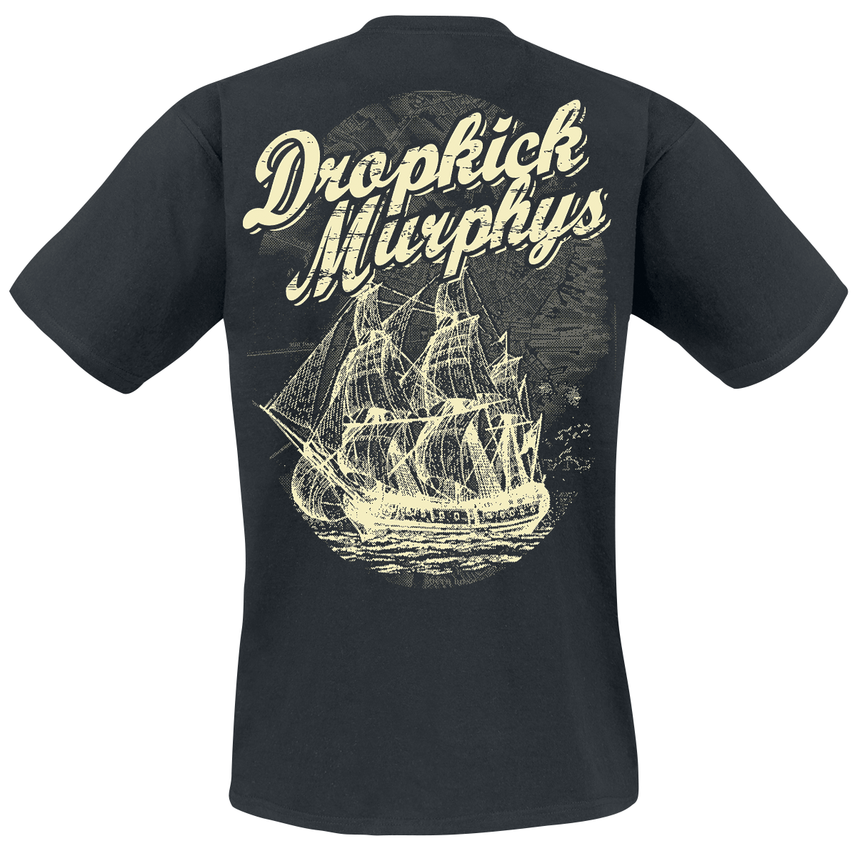 T-Shirt Manches courtes  de Dropkick Murphys - Scally Skull Ship - M à 5XL - pour Homme - noir - Dropkick Murphys - View 2