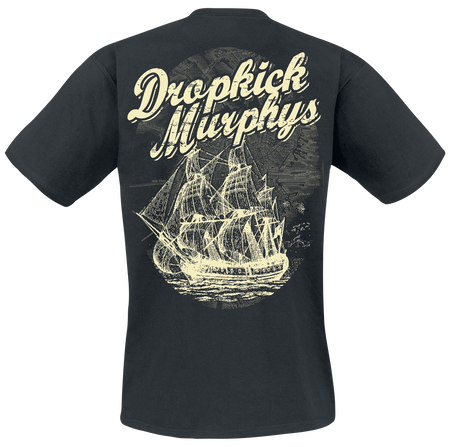 T-Shirt Manches courtes  de Dropkick Murphys - Scally Skull Ship - M à 5XL - pour Homme - noir - Dropkick Murphys - View 2
